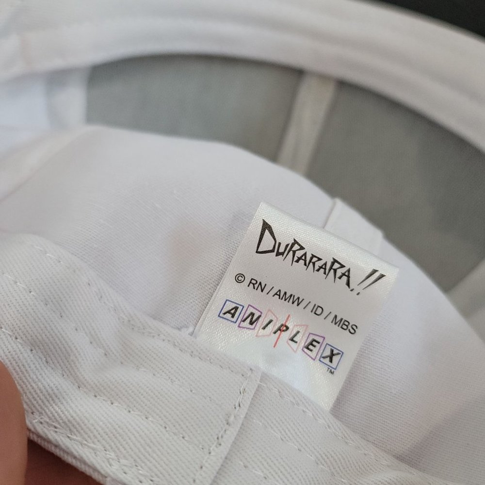 Durarara NWT Anime Logo Baseball Cap Sun Baseball Comfortable Breathable Casual - Picture 4 of 5